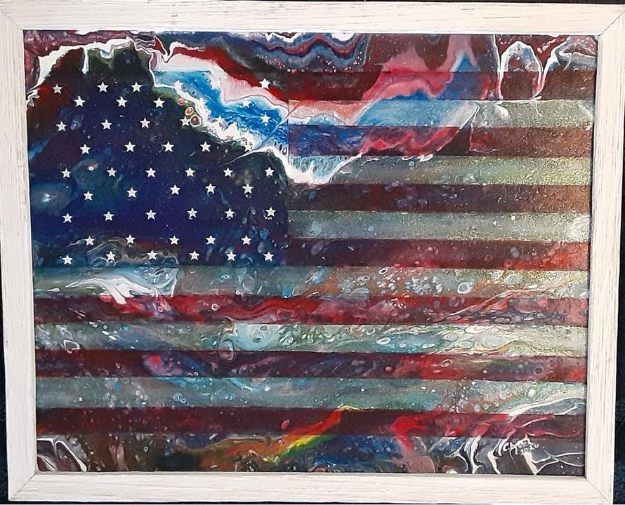 Happy Flag Day. 

Two of my paintings.